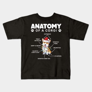 Corgi Anatomy Kids T-Shirt